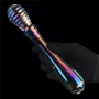 Фаллоимитатор LoveToy Twilight Gleam Glass Dildo Twin Pleasures