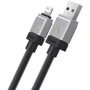 Кабель Baseus USB Cable to Lightning CoolPlay Series Fast Charging 2.4A 1m Black (CAKW000401): Тип USB Cable - Lightning
