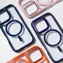 Чехол для iPhone Proove Clear Essence Case with Magnetic Ring Gray for iPhone 16 Pro: Материалы Пластик и силикон