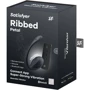 Виброяйцо Satisfyer Ribbed Petal Connect App Black