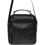 Мужская сумка планшет Borsa Leather черная (K15112-black): Пол Мужской