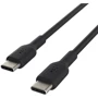 Кабель Belkin Cable USB-С to USB-С PVC 1m Black (CAB003BT1MBK) фото 4