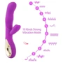 Вибромассажер для точки G Boss Series - Wibrator RABBIT G-spot, PURP