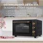Електрична духовка настільна PERFELLI LAGGIO 37 BLACK RETRO: Виробник Perfelli