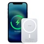 Зовнішній акумулятор WIWU Power Bank 5000mAh MagSafe Wireless Charger 15W White (SC5000A): Сила струму на виході, A 3
