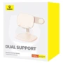 Держатель Baseus Desk Holder Seashell Pink (B10451501211-00) for Apple iPhone 16 I 15 I 14 I 13 I 12 series and iPad фото 7