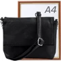 Женская сумка почтальонка Valiria Fashion черная (4DETBI2238-2): Застежка Магнитная