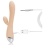 Вибратор с клиторальным отростком NDS 1219-1 Flesh (23607)