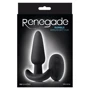 NS Novelties Renegade Rumble Wireless Plug - анальная пробка с дистанционным управлением, 10x3.7 см