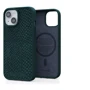 Чехол для iPhone Njord Salmon Leather MagSafe Case Dark Green (NA54SL02) for iPhone 15 Pro Max: Материалы кожа