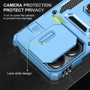 Чохол для телефона Mobile Case Camshield Army Ring Light Blue для Xiaomi Redmi 13C / Poco C65: Колір голубой