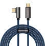 Кабель Baseus Cable USB-C to USB-C Legend Elbow 100W 2m Blue (CACS000703)