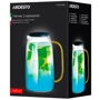 Кувшин Ardesto Blue Atlantic с кришкой 1600 мл (AR2616BA): Объем графина, мл 1600