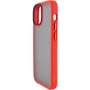 Чохол для iPhone Mobile Case TPU+PC Metal Buttons Red для iPhone 13: Матеріали поликарбонат и полиуретан