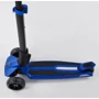 Самокат Lamborghini трехколесный складной алюминиевый руль, колеса PU со светом Blue/Black (101283): Максимальная допустимая нагрузка, кг 50 кг