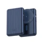Внешний аккумулятор WIWU Power Bank 5000mAh 22.5W Trunk Magnetic Wireless Blue (PP02): Особенности Встроенный кабель, Поддержка MagSafe, быстрая зарядка, беспроводная зарядка