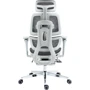 Кресло GT Racer B-2450 White/Gray: Материал корпуса Пластик, Металл