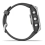 Смарт-часы Garmin Fenix 7S Silver with Graphite Band (010-02539-01): Интерфейсы подключения Bluetooth , Wi-Fi , ANT +
