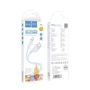 Кабель Hoco USB Cable to USB-C X97 Crystal 2.4A 20W 1m Light Blue фото 4