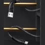 Кабель Usams USB Cable to USB-C Braided Data and Charging 3m Black (US-SJ398): Длина 3 м
