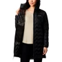 Пуховик Columbia Delta Ridge™ Long Down Jacket 1909251-010 42 чорний довгий зимовий з капюшоном: Вид Пуховики