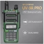 Рация Baofeng UV-13 Pro V2 (M-13 Pro) green: Степень защиты ударопрочный, влагозащищенный