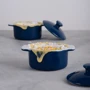 Кастрюля Limited Edition Mesa Mini 13.5х10х5 см 0.24 л синяя (A575): Материал Керамика