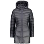 Пуховик CMP Woman Coat Snaps Hood 39K3096-M862 44 (36) темно-серый зимний с капюшоном