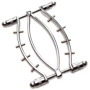 Зажим для половых губ Master Series Spread'Em Poker Vagina Clamp with Adjustable Pressure Screws