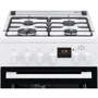 Плита комбінована Electrolux LKK560204W: Тип варильної поверхні газова