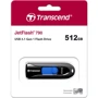 USB-флешка Transcend 512GB JetFlash 790 USB 3.1 Black (TS512GJF790K): Максимальная скорость чтения, МБ/с 90