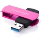 USB-флешка eXceleram 128GB P2 Series USB 3.1 Gen 1 Rose/Black (EXP2U3ROB128): Дополнительно поворотный колпачек