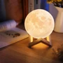 Настольный светильник Magic 3D Moon Light Touch Control 15 см UFT Moonlamp: Тип питания От USB, Аккумулятор