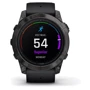Смарт-часы Garmin Epix Pro (Gen 2) 51mm Sapphire Carbon Grey DLC Titanium with Black Band (010-02804-01): Дисплей 1.4 AMOLED (454x454)
