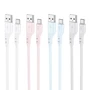 Кабель Hoco USB Cable to USB-C X97 Crystal 2.4A 20W 1m Light Blue: Длина 1 м