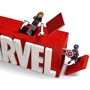 Конструктор LEGO Super Heroes Логотип и минифигурки Marvel 931 деталь (76313) фото 4