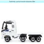 Детский электромобиль Грузовик Bambi Racer Mercedes с прицепом, белый (M 4208EBLR-1(2)): Максимальная скорость, км/ч 5