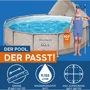 Бассейн Bestway 396-107 см (561FY) (фильтрующий насос, лестница, покрытие бассейна, тент бассейна, ремонтная заплатка) фото 3