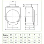 Витяжний вентилятор Soler & Palau CK-40 F: Тип відцентровий