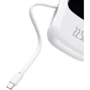 Зовнішній акумулятор Baseus Power Bank 20000mAh з USB-C Cable Q Pow Display 22.5W White (PPQD-I02): Кабелі / перехідники для смартфонів в комплекті немає