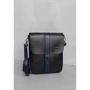 Мужская сумка-планшет The Wings Mini Bag черно-синяя (TW-Mini-bag-m-black-blue-ksr)
