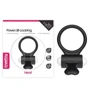 Эрекционное виброкольцо LoveToy Power Clit Cockring, Black