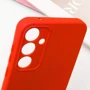 Чехол для телефонов TPU Case Getman Liquid Silk Full Camera Red for Samsung S721 Galaxy S24 FE: Цвет красный