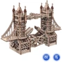 Механический деревянный 3D-пазл Mr. PlayWood Тауерский мост 44,7x28x4,3 см (10401)