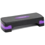 Степ та балансувальна платформа Cornix 2-ступінчаста 68 х 28 х 10-15 см XR-0188 Black/Purple: Максимальне навантаження, кг 150