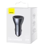 Зарядное устройство Baseus Car Charger USB+2хUSB-C Golden Contactor Pro 65W Gray (CGJP010013): Количество USB-портов 3