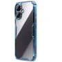 Чехол для iPhone Nillkin Nature Pro Series Blue/Clear for iPhone 16: Материалы поликарбонат и полиуретан
