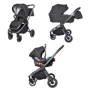 Универсальная коляска 3 в 1 Carrello Epica CRL-8510/1 Space Black + дождевик: Количество блоков 1