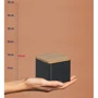 Емкость для хранения сыпучих KELA Kiril 11.5х11.5х9.5 см 0.8 л чёрный (17887): Материал металл, бамбук