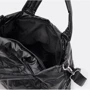 Женская сумка тоут Monsen черная (C1KP9549bl-black): Фактура Тканая, Стеганая